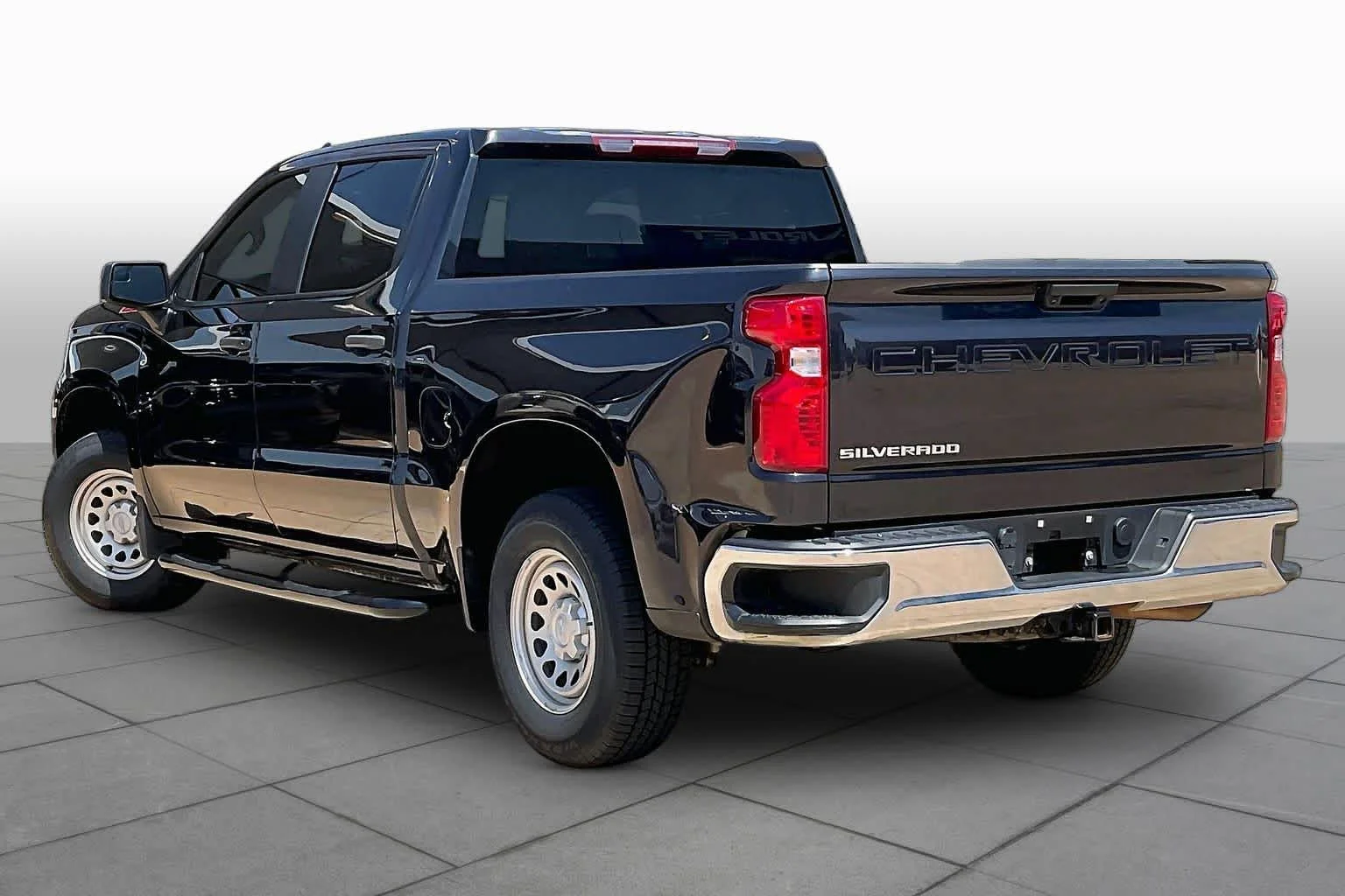 Used 2024 Dark Ash Metallic Chevrolet Work Truck image 12