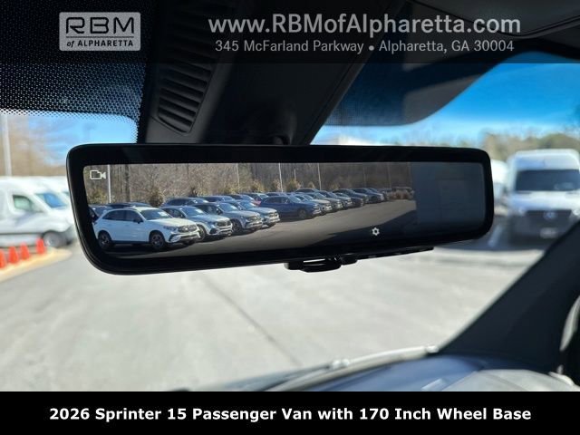 New 2026 Obsidian Black Metallic Mercedes-Benz 170 Wheel Base 15 Passenger image 20
