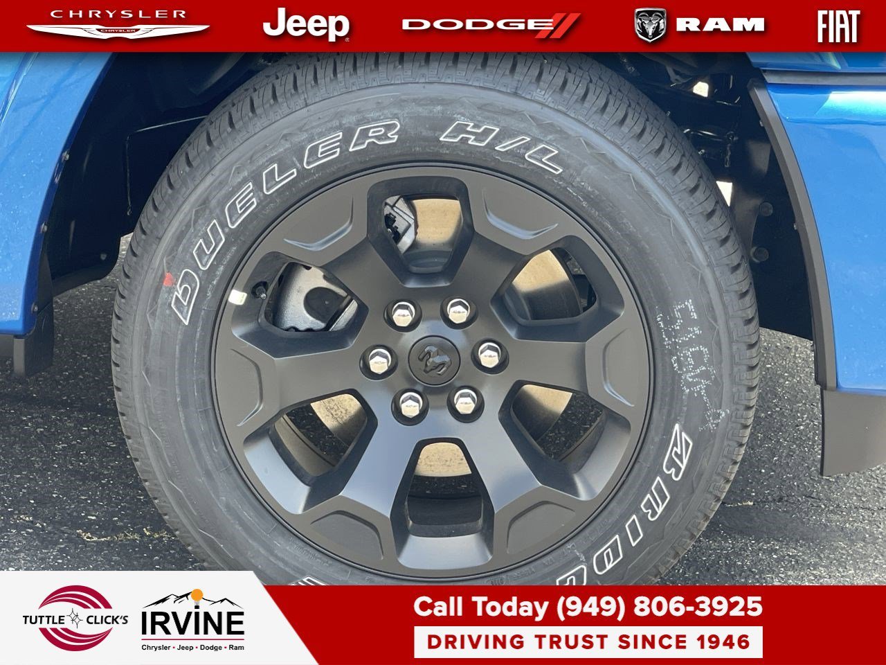 New 2026 Hydro Blue Pearlcoat RAM Big Horn image 10