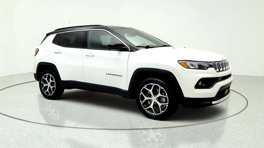 Used 2024 Bright White Clearcoat Jeep Limited 4x4 image 3