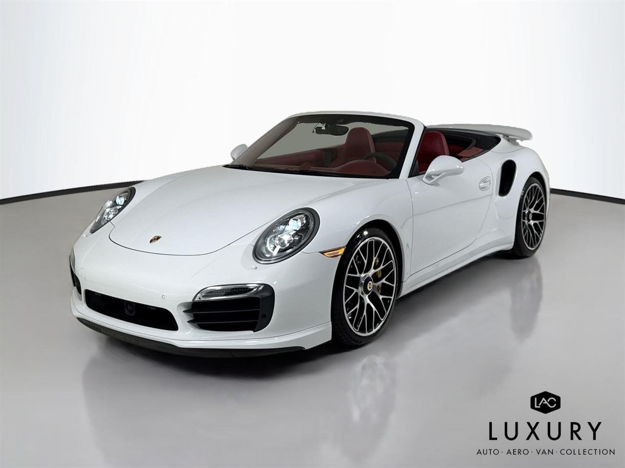 Used 2015 White Porsche Turbo S Cab image 4