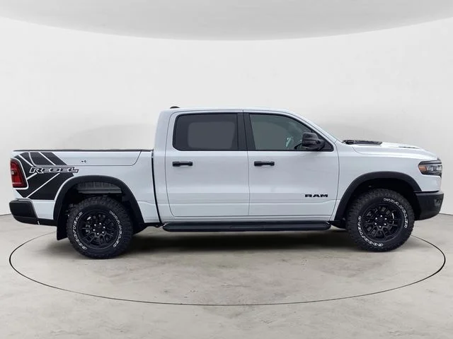 New 2026 Bright White Clearcoat Ram REBEL CREW CAB 4X4 5