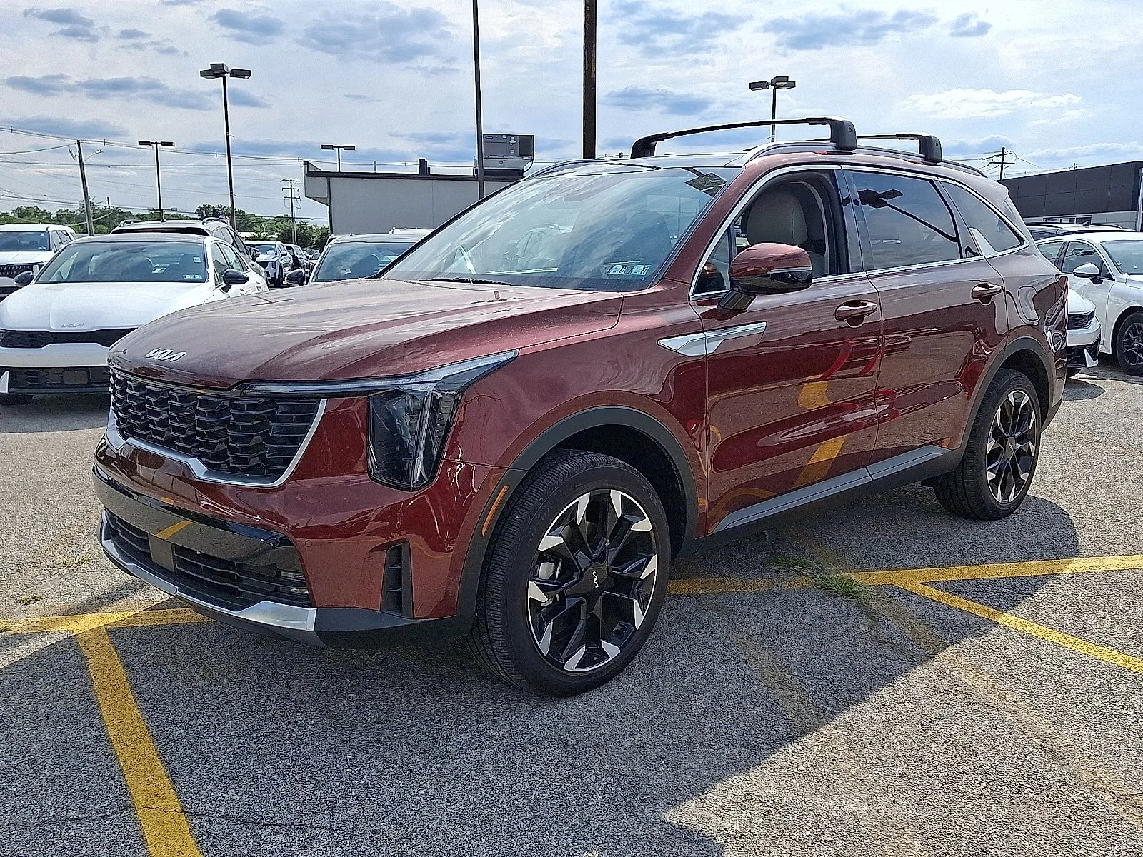 Certified Used 2025 Red Kia EX image 3