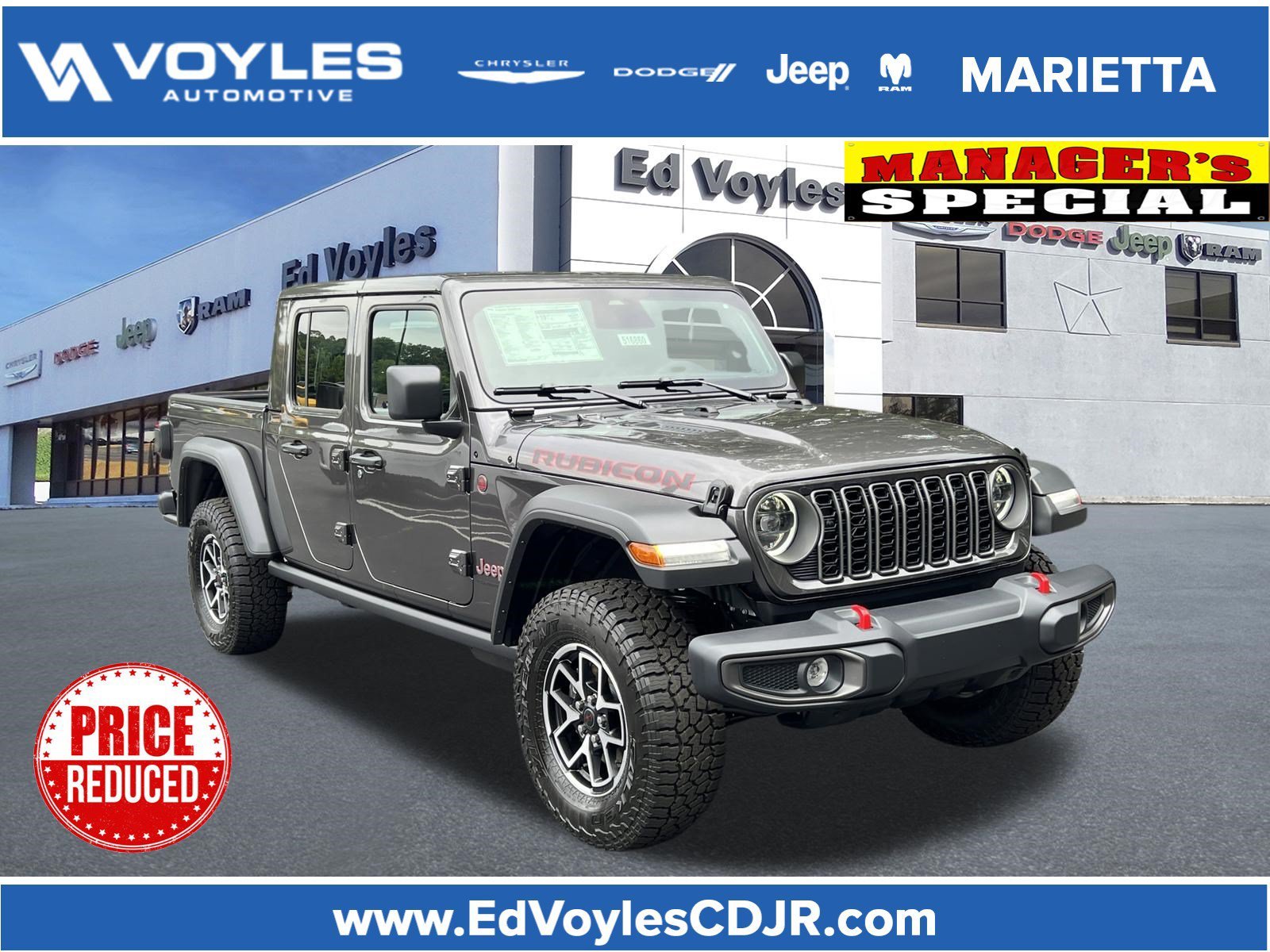 New 2026 Granite Crystal Metallic Clear-Coat Exterior Paint Jeep Rubicon image 1