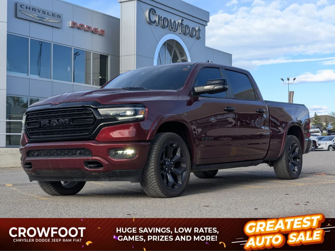 Certified Used 2024 Red RAM Limited - - 4x4 - Level I - Dual Pane Sunroof - Night Edition & More! image 1