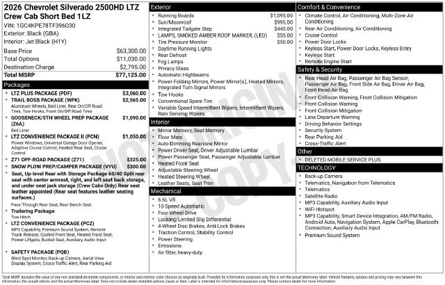 2026 Chevrolet Silverado 2500 HD LTZ - Photo 6