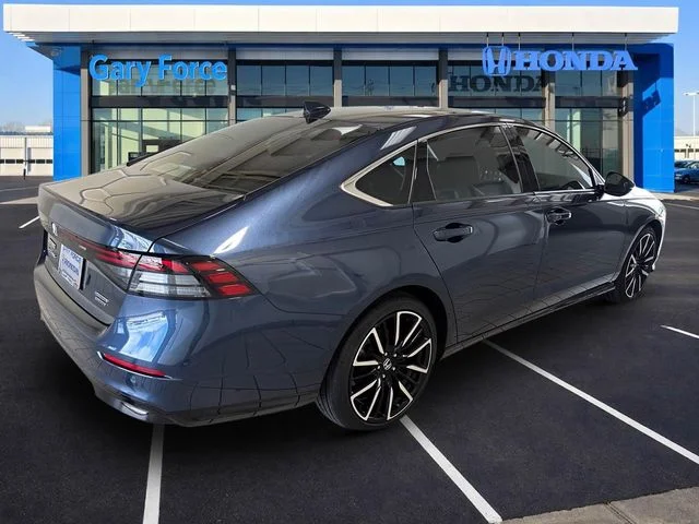 Certified Used 2026 Canyon River Blue Metallic Honda Touring Hybrid image 2