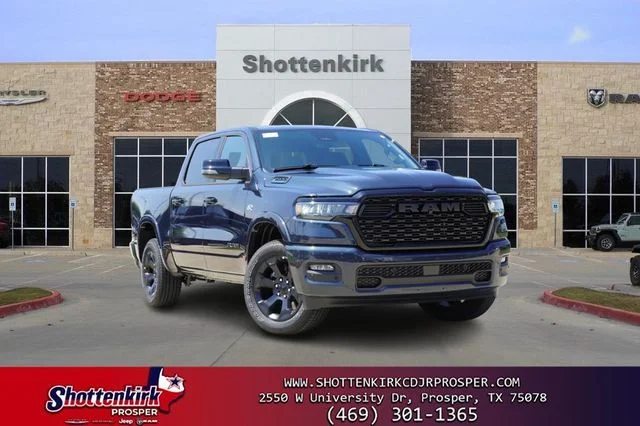 New 2026 Forged Blue Metallic Exterior Paint RAM Big Horn/Lone Star image 1