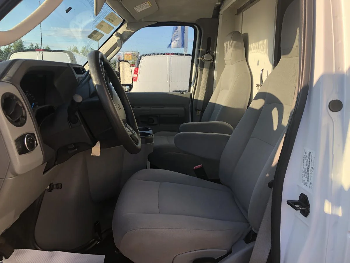 Used 2024 White Ford DRW 158" WB Box Van w/ Ramp image 11