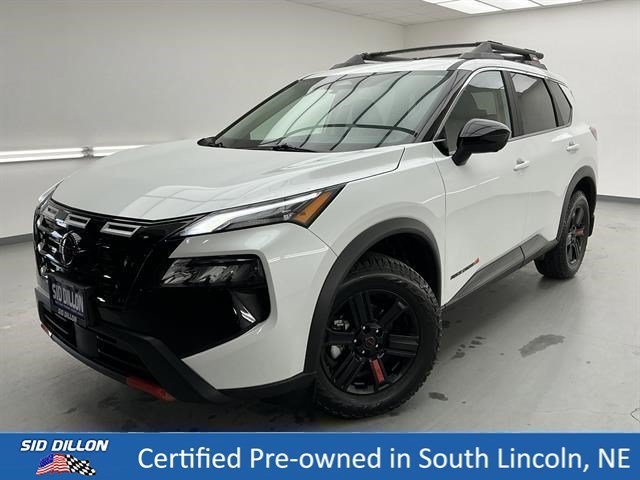 Everest White Pearl 2025 Nissan Rogue SUV / Crossover All-Wheel Drive Continuously Variable Transmission