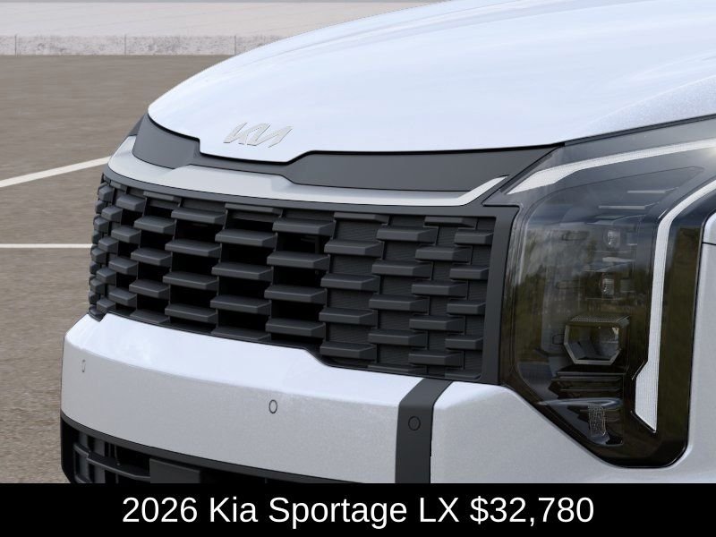 New 2026 Glacial White Pearl Kia LX image 12