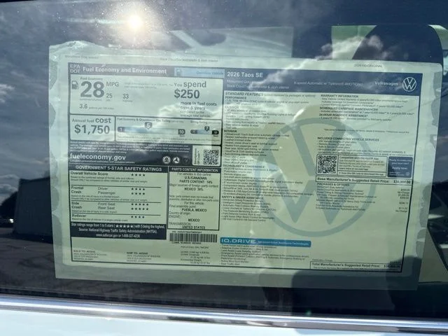 New 2026 Monument Gray Volkswagen 1.5T SE image 10
