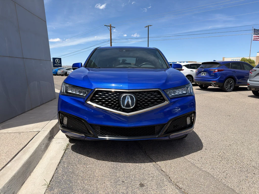 Used 2020 Apex Blue Pearl Acura SH-AWD A-Spec image 4
