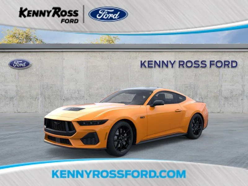 New 2026 Orange Fury Metallic Tri-coat Ford GT Fastback image 1