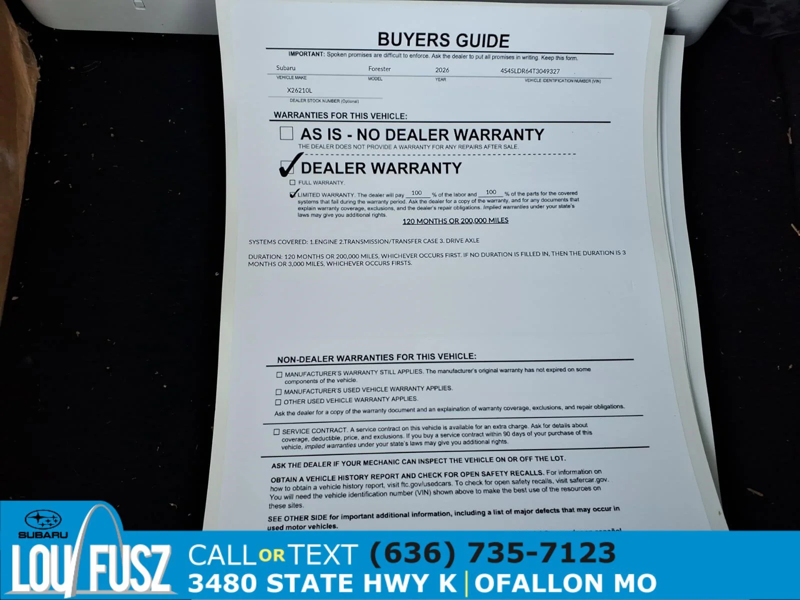 Certified Used 2026 Crimson Red Pearl Subaru Limited image 35