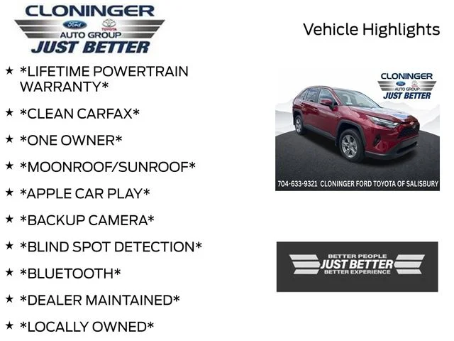 Used 2025 Red Toyota XLE image 3
