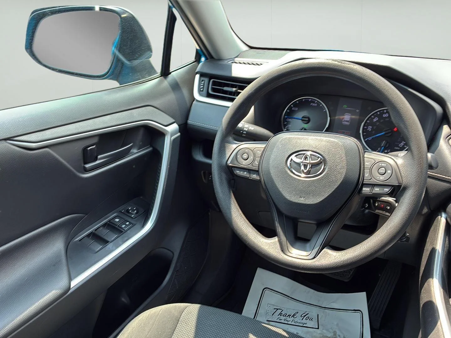 Used 2021 Blue Flame Toyota Hybrid LE image 22