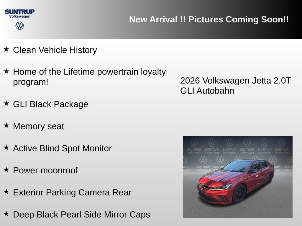 Used 2026 Red Volkswagen 2.0T Autobahn image 6