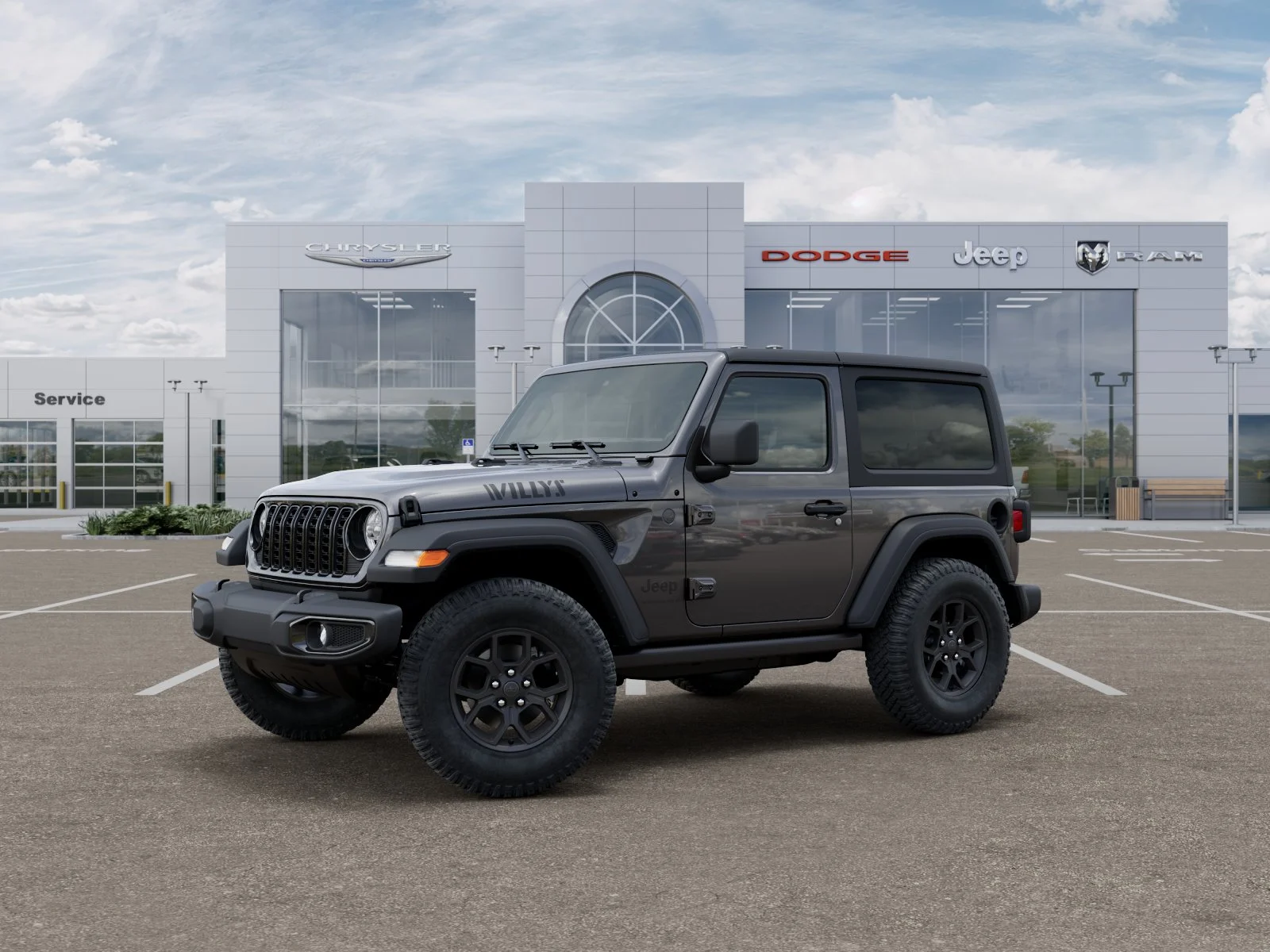 New 2026 Granite Crystal Metallic Clearcoat Jeep Willys image 24
