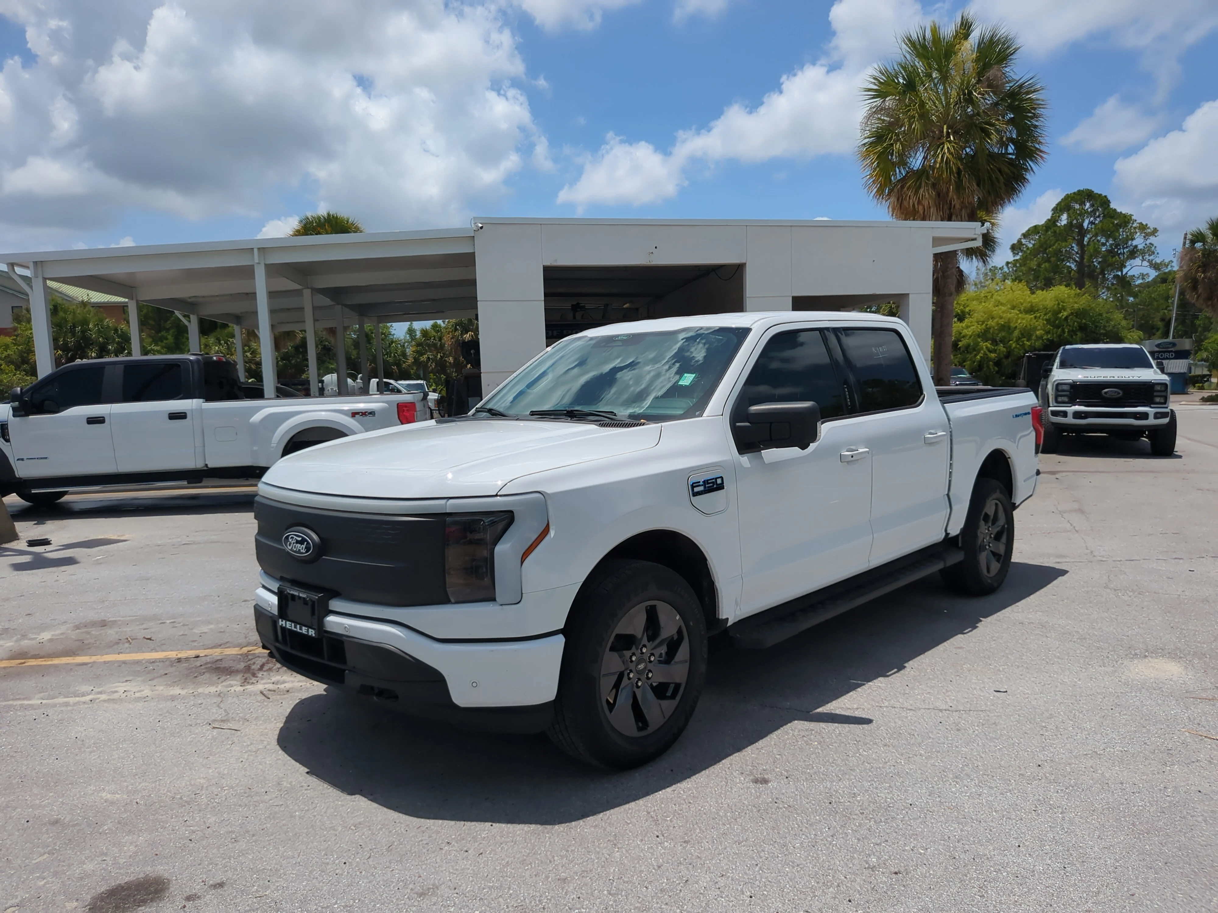 Used 2024 Ford F-150 Lightning Flash with VIN 1FT6W3L76RWG07775 for sale in Port Richey, FL