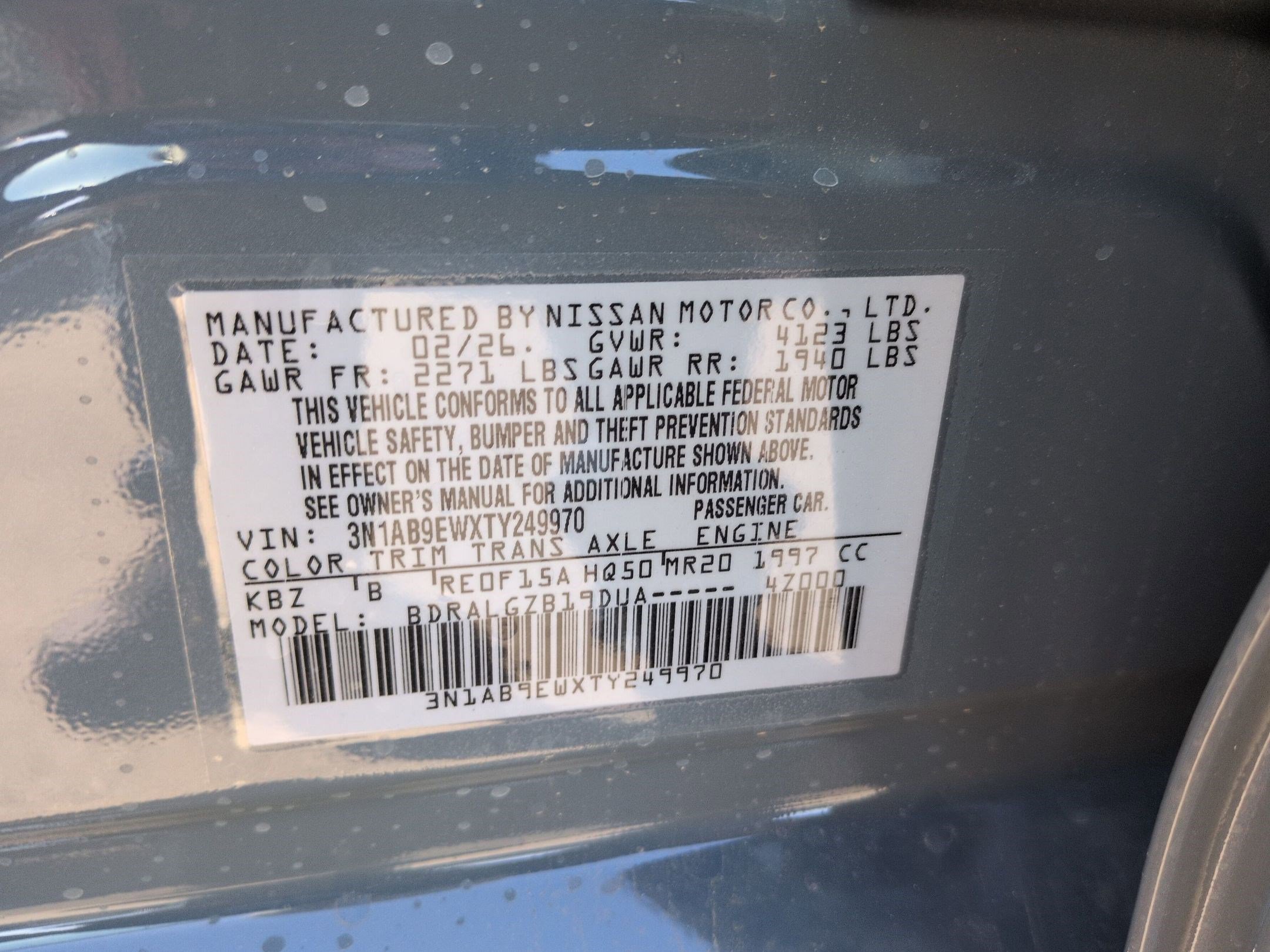 New 2026 Atlantic Gray Metallic Nissan SL image 16