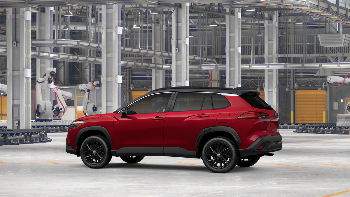 New 2026 Soul Red Crystal  with Jet Black roof Toyota Hybrid XSE image 13