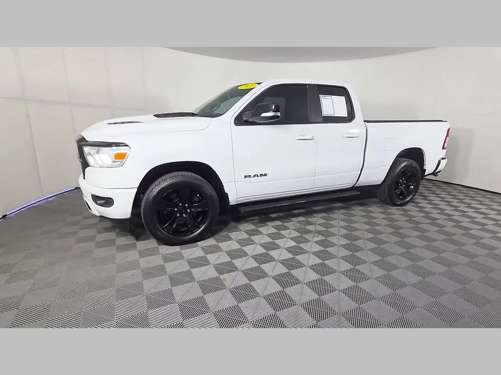 Used 2021 Bright White Clearcoat Ram Big Horn image 49