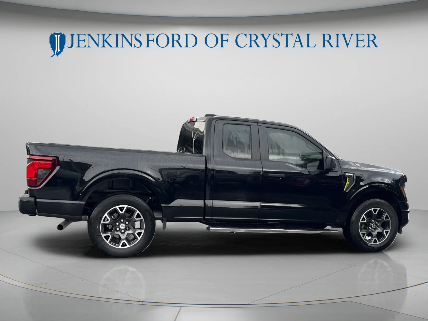Used 2025 Agate Black Metallic Ford STX image 2