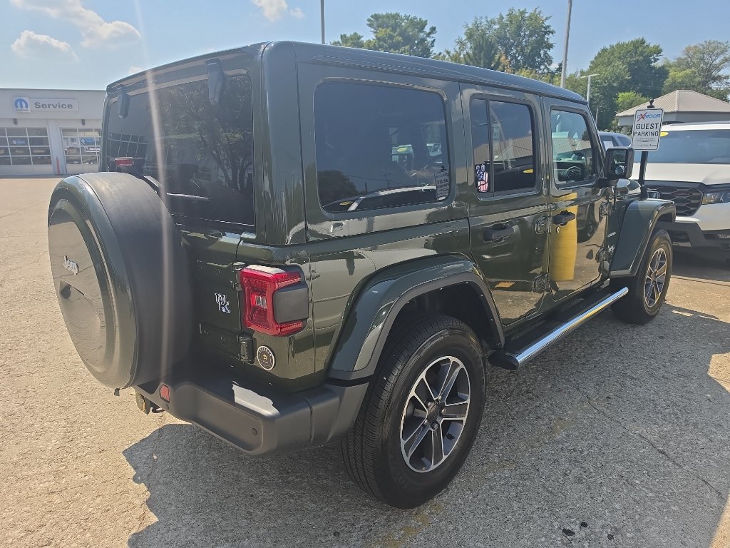 Certified Used 2023 Sarge Green Clearcoat Jeep Sahara image 5