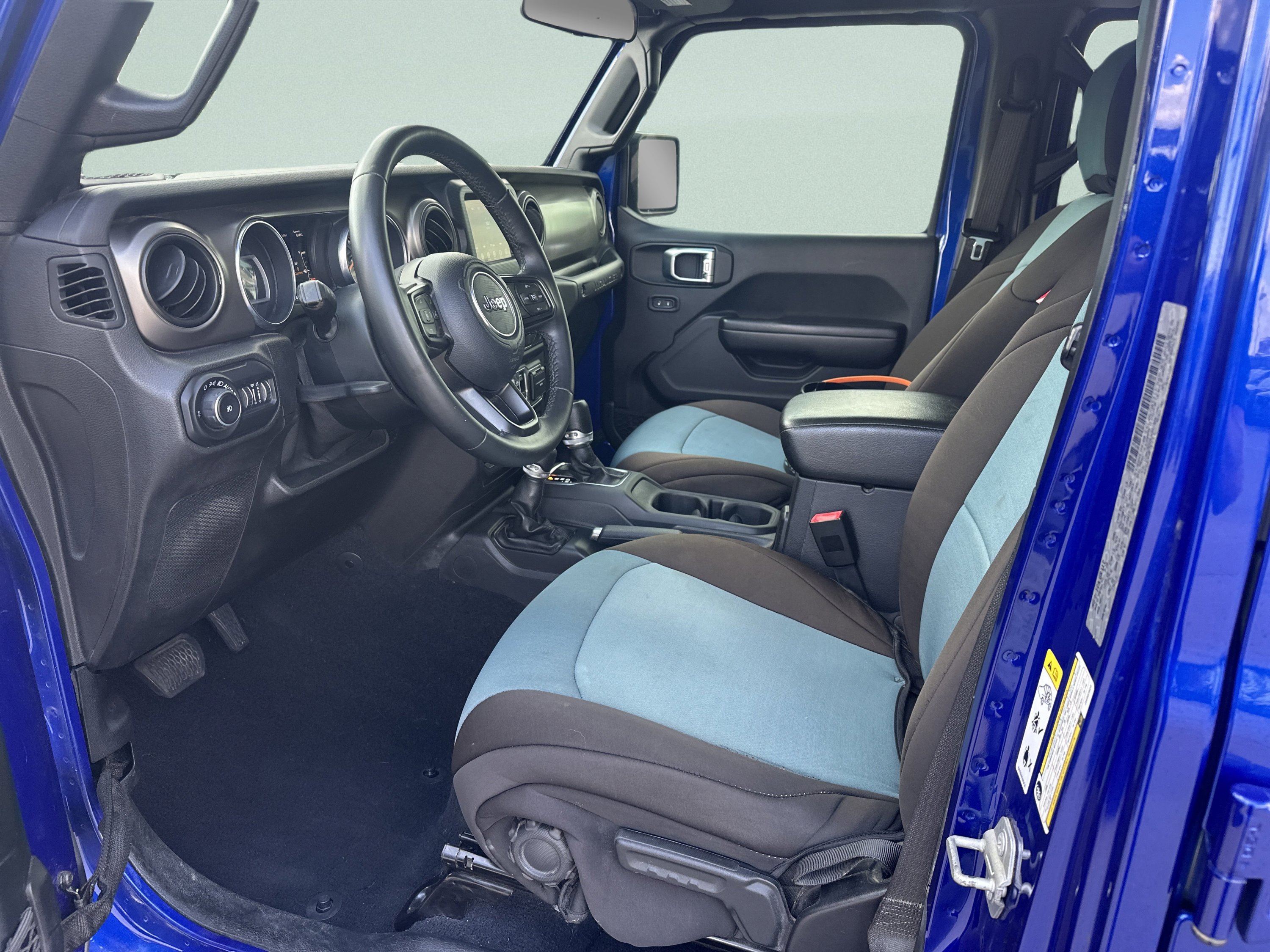 Used 2018 Ocean Blue Metallic Clearcoat Jeep Unlimited Sport S image 11