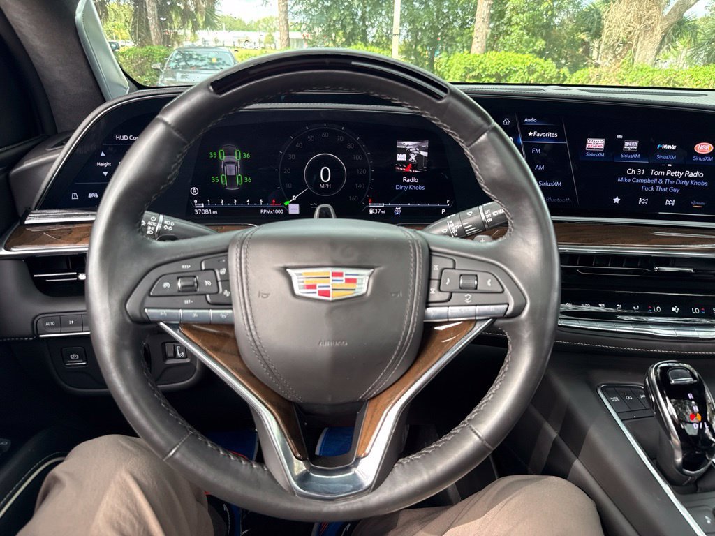 Used 2024 Galactic Gray Metallic Cadillac Sport Platinum image 58
