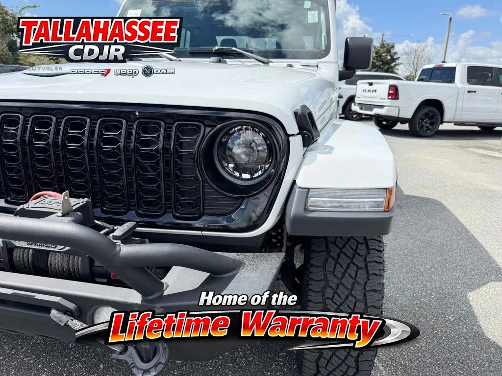 Used 2025 Bright White Clearcoat Jeep Willys image 10