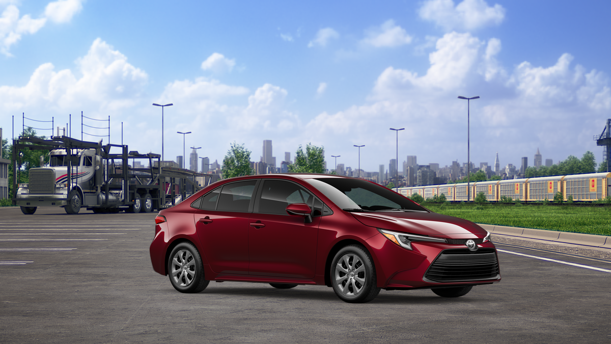 New 2026 Ruby Flare Pearl Toyota Hybrid LE image 14