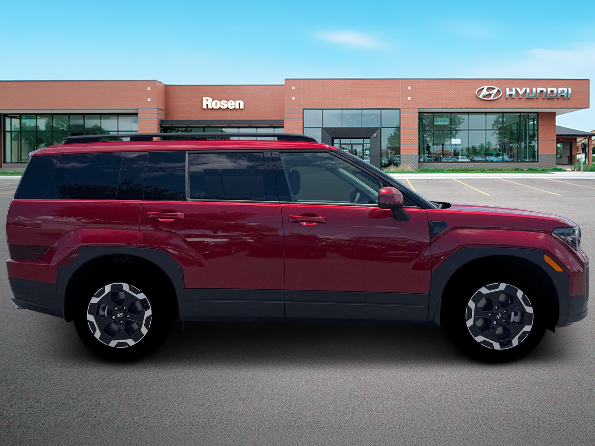 New 2026 Red Hyundai SEL AWD image 9