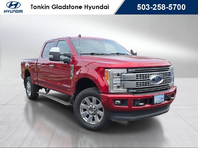 Used 2019 Race Red Ford Platinum image 1