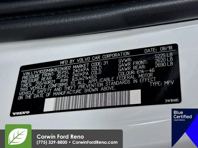 Used 2019 Ice White Volvo T5 R-Design image 36