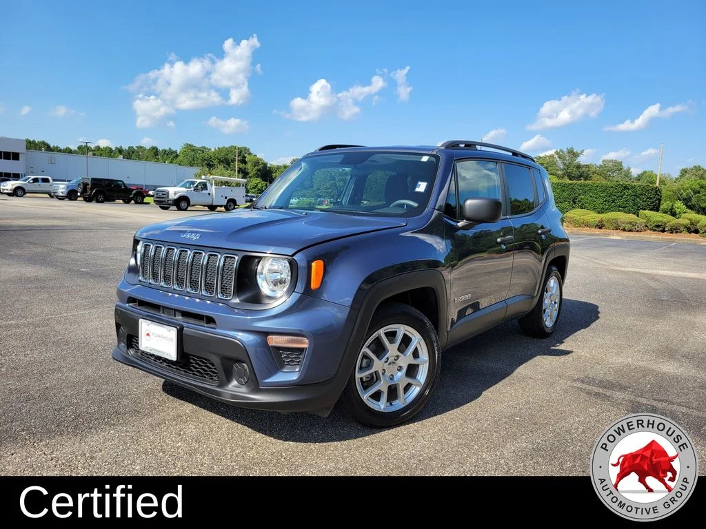 Used 2020 Blue Jeep Sport image 1
