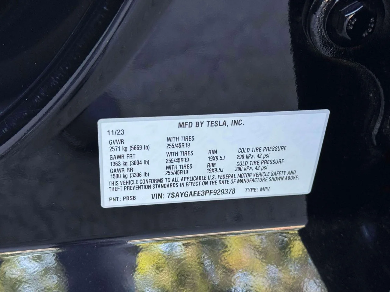 Used 2023 Solid Black Tesla Long Range Dual Motor All-Wheel Drive image 33
