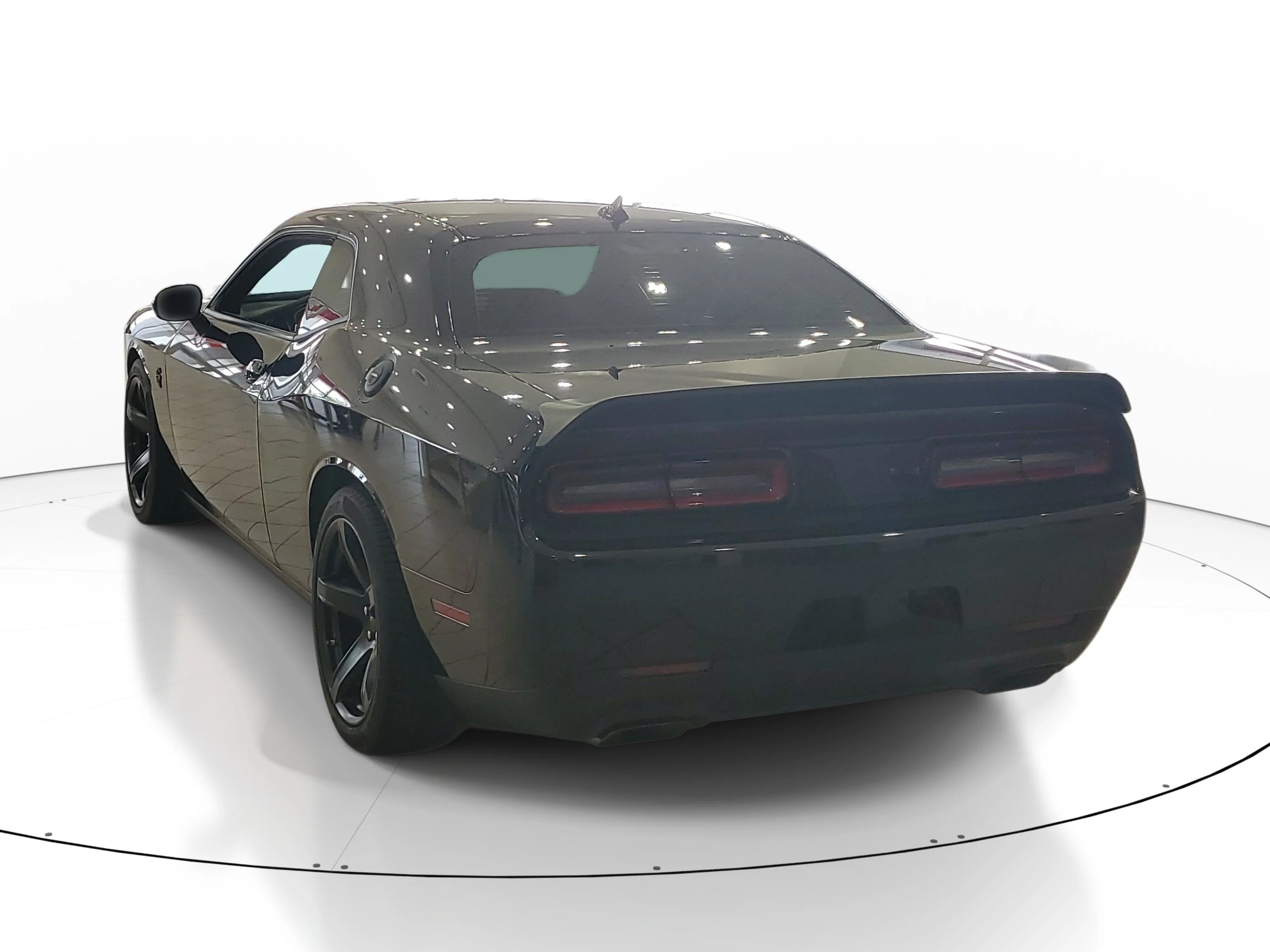 Used 2022 Pitch Black Clearcoat Dodge SRT Hellcat image 4