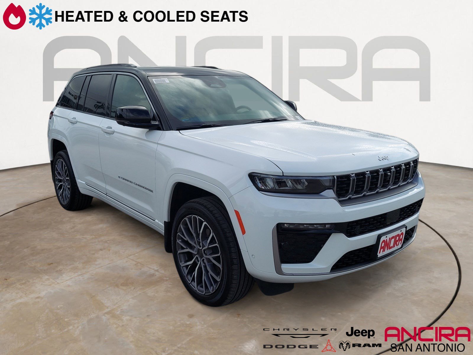 New 2026 Bright White Clearcoat Jeep Summit image 1