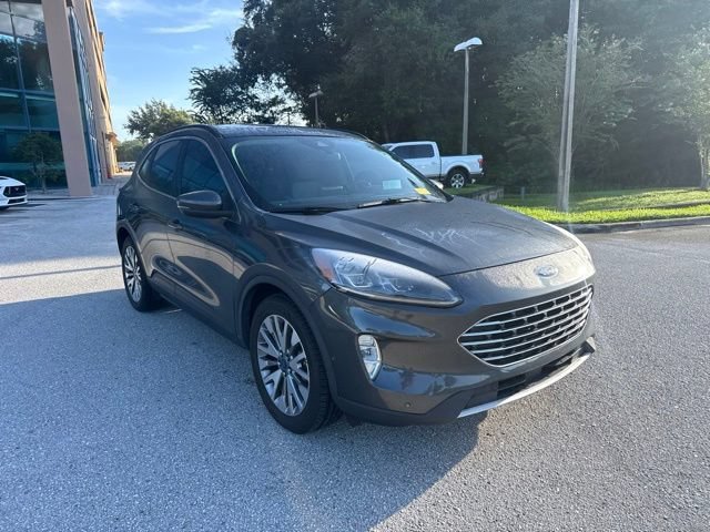 Used 2020 Magnetic Metallic Ford Titanium Hybrid image 8