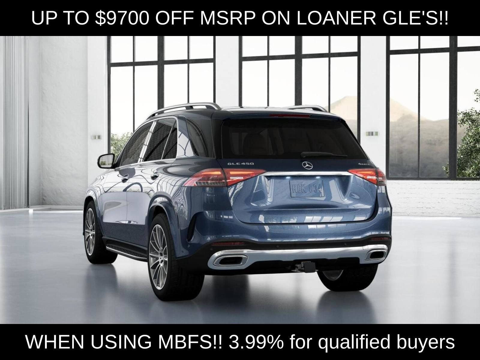 Certified Used 2026 Blue Mercedes-Benz GLE 450 image 29