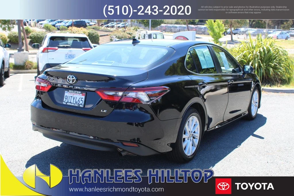 Certified Used 2023 Black Toyota LE image 7