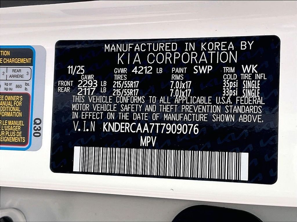 New 2026 Snow White Pearl Kia EX image 15