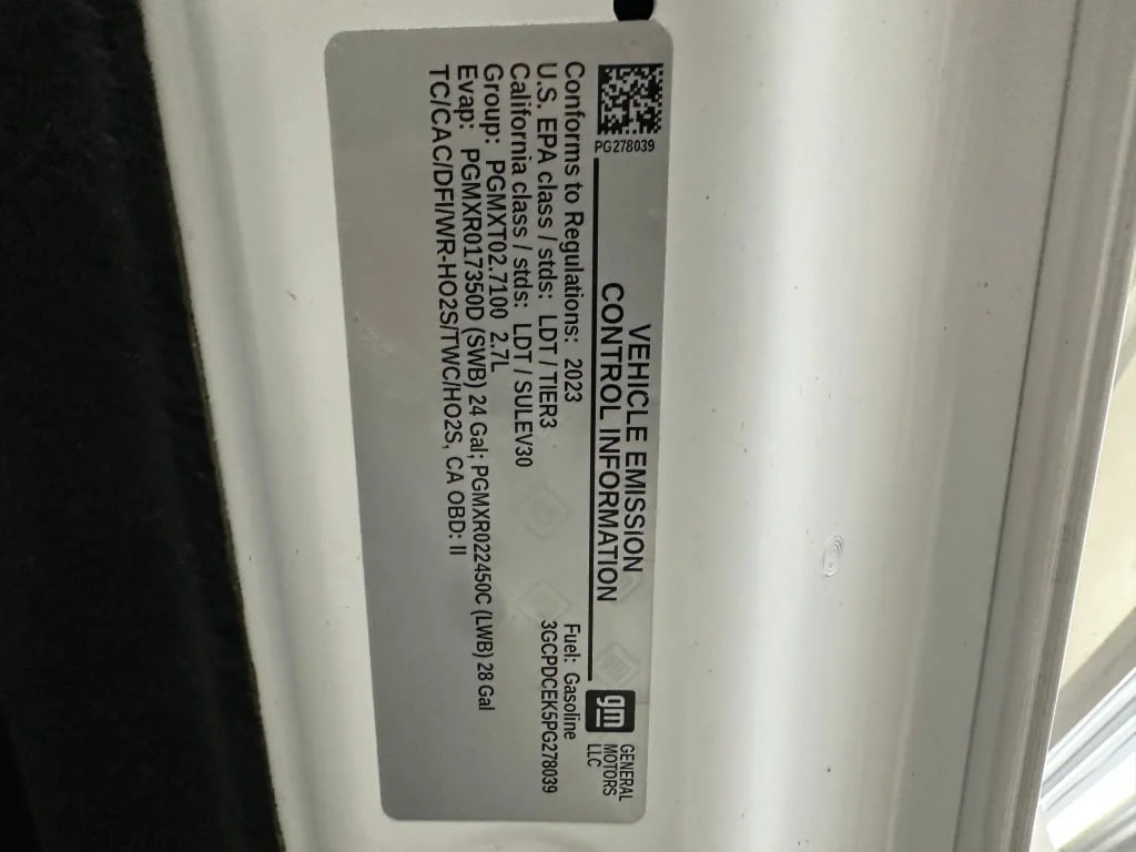 Certified Used 2023 Summit White Chevrolet Custom Trail Boss image 36