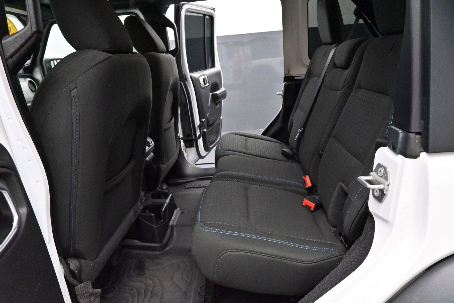 Used 2021 Bright White Clearcoat Jeep Unlimited Islander image 25