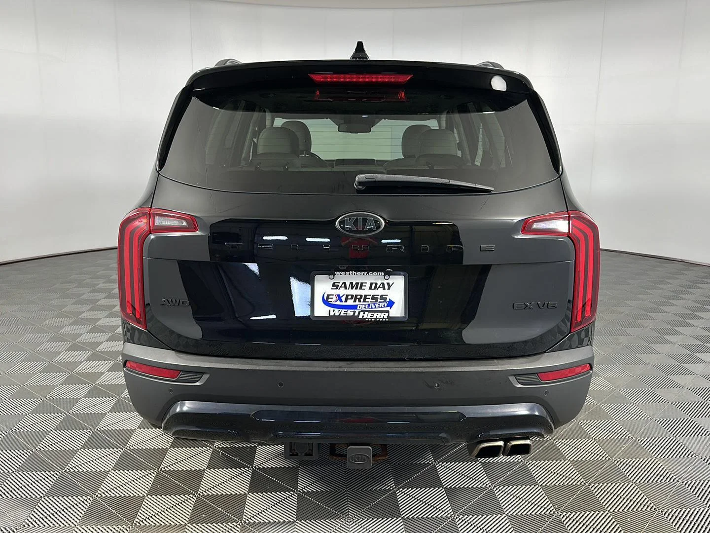 Used 2021 Ebony Black Kia EX image 30