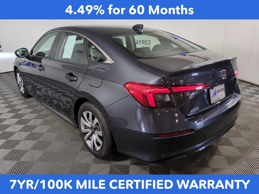 Certified Used 2022 Meteorite Gray Metallic Honda LX image 3