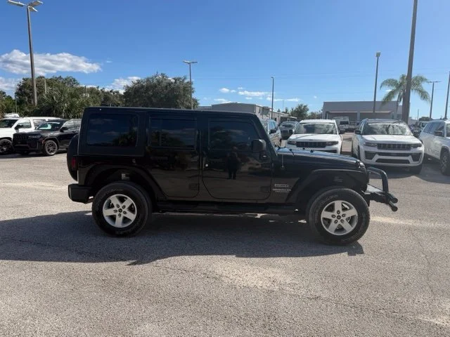 Used 2017 Black Jeep Unlimited Sport image 6