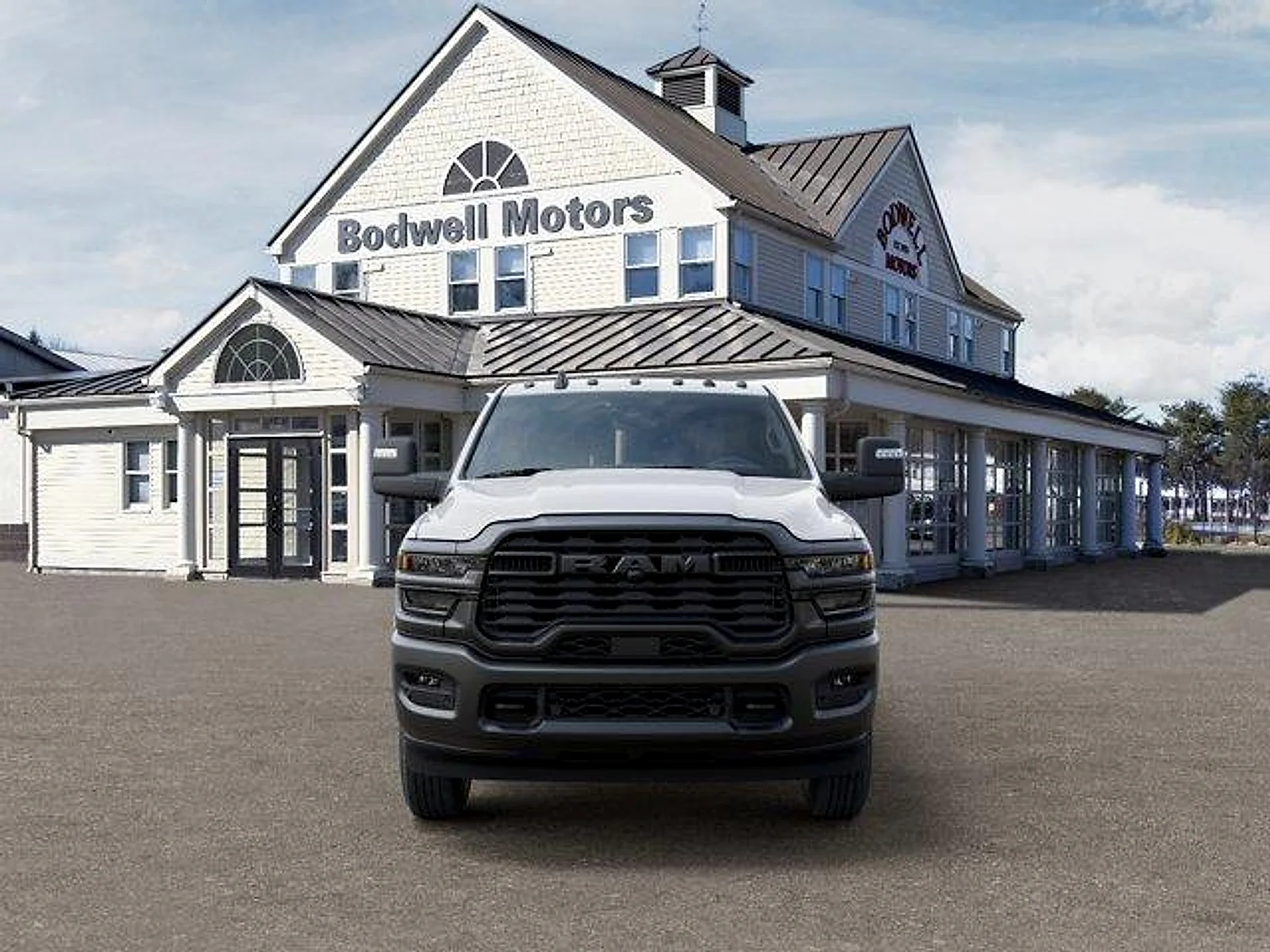New 2026 Bright White Clear-Coat Exterior Paint RAM Tradesman Regular Cab 4x4 8